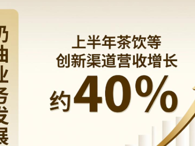 立高食品:奶油业务发展稳步推进,上半年公司茶饮等创新渠道合计营收增长约40%